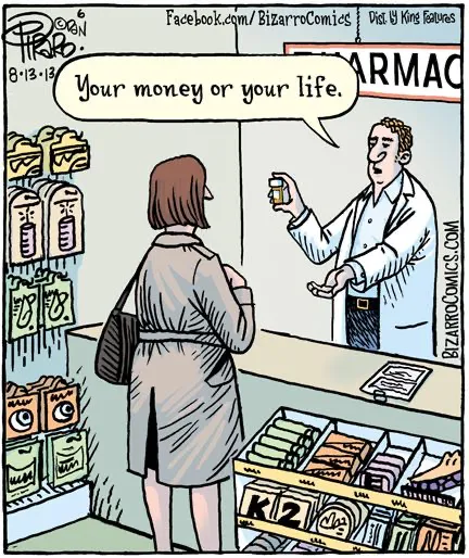Pharmaceutical pricing illustration