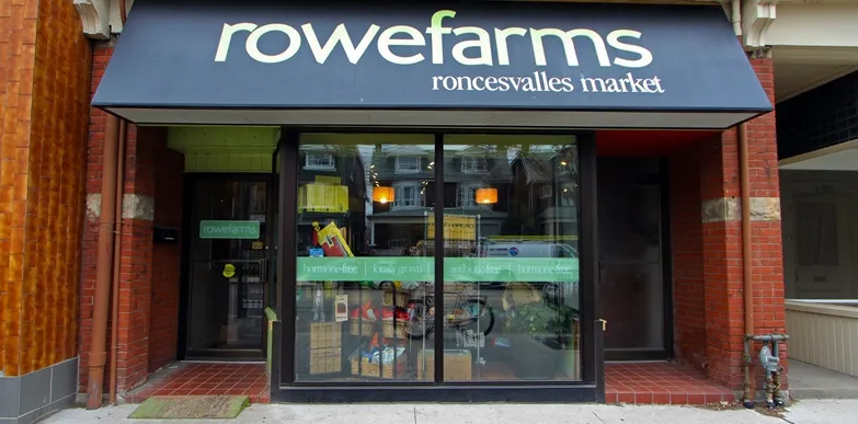 RoweFarms Ontario retail storefront