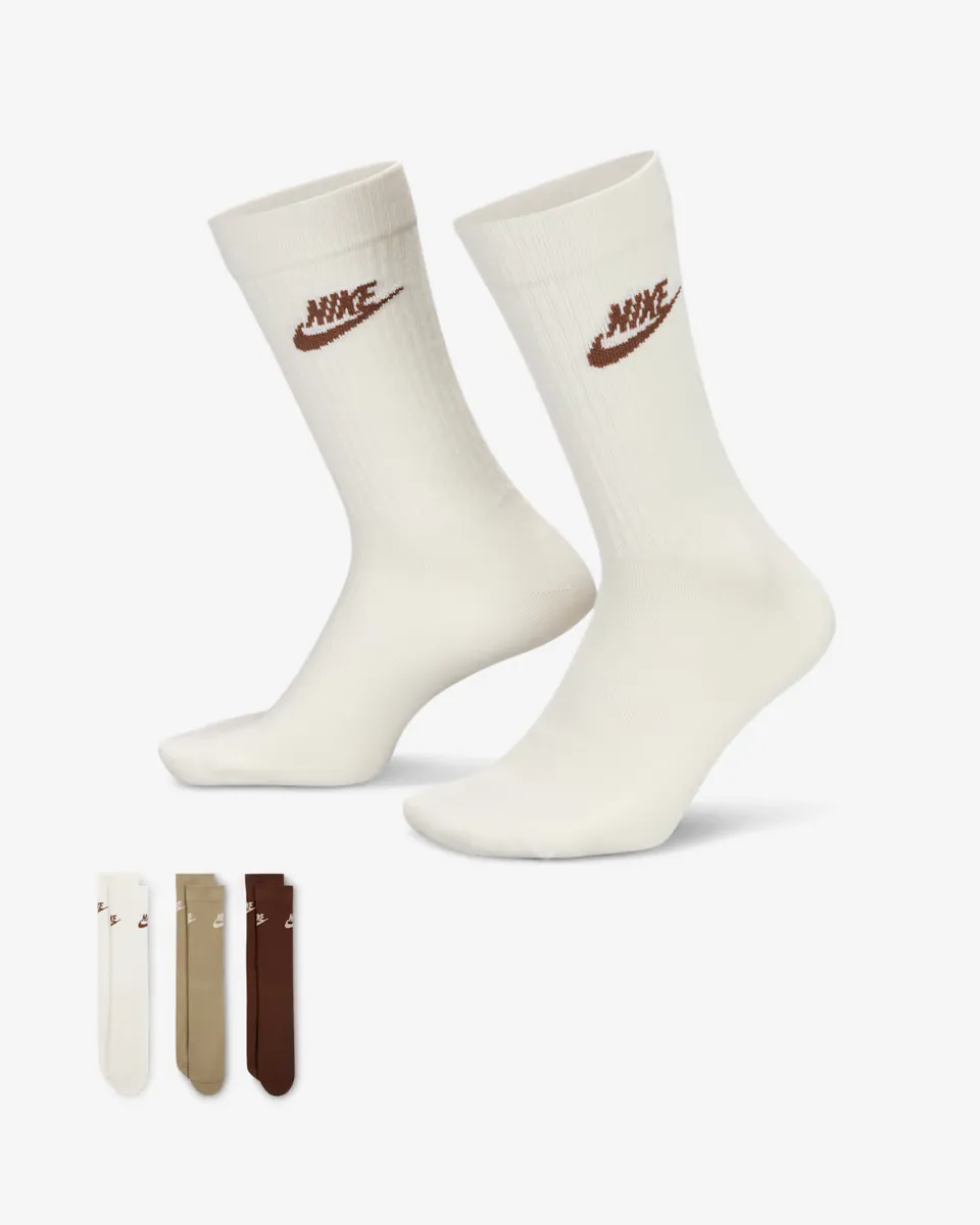 Nike performance sock fibre composition label