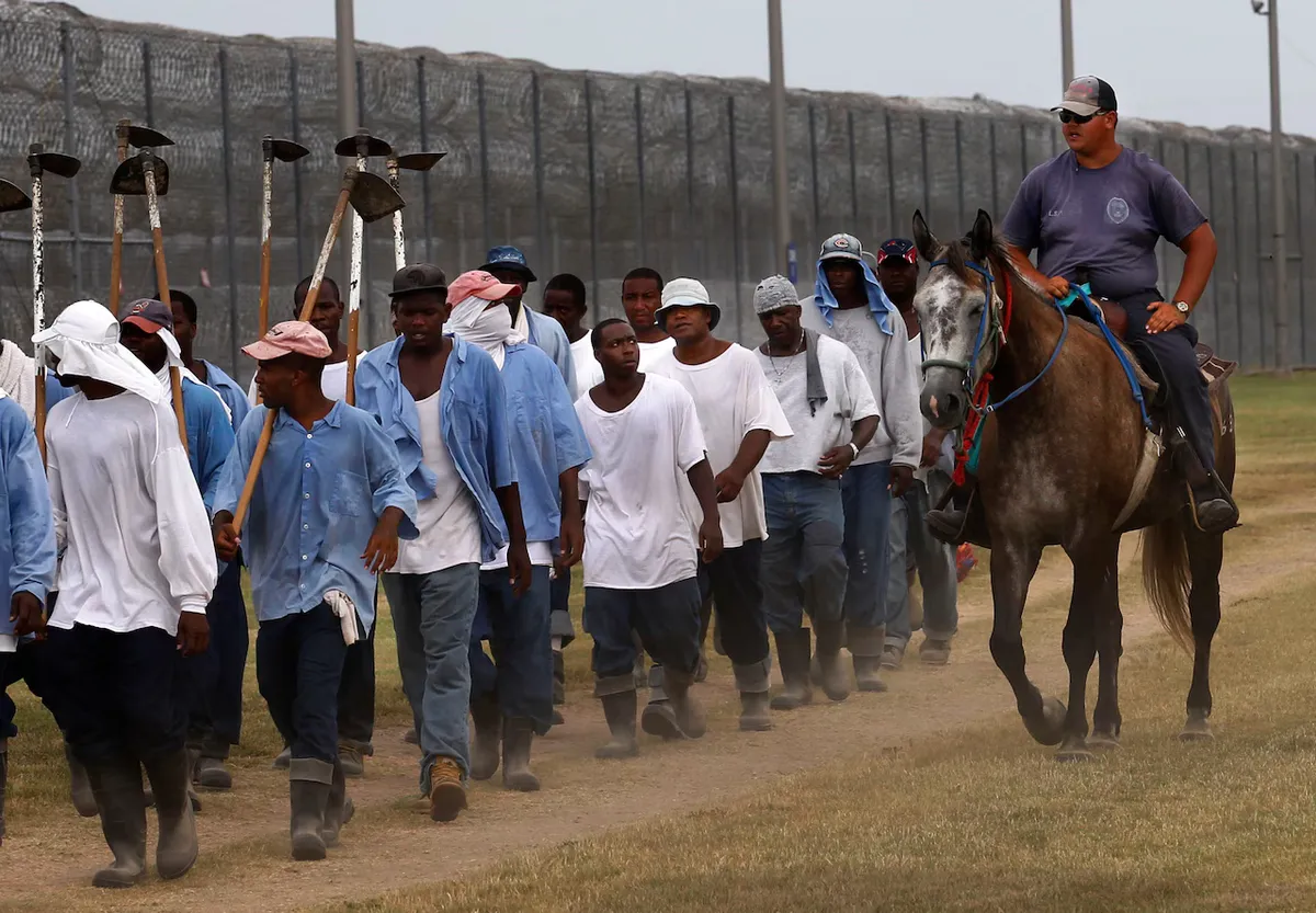 US prison industrial workshop