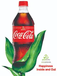 PlantBottle 30% plant-based plastic packaging