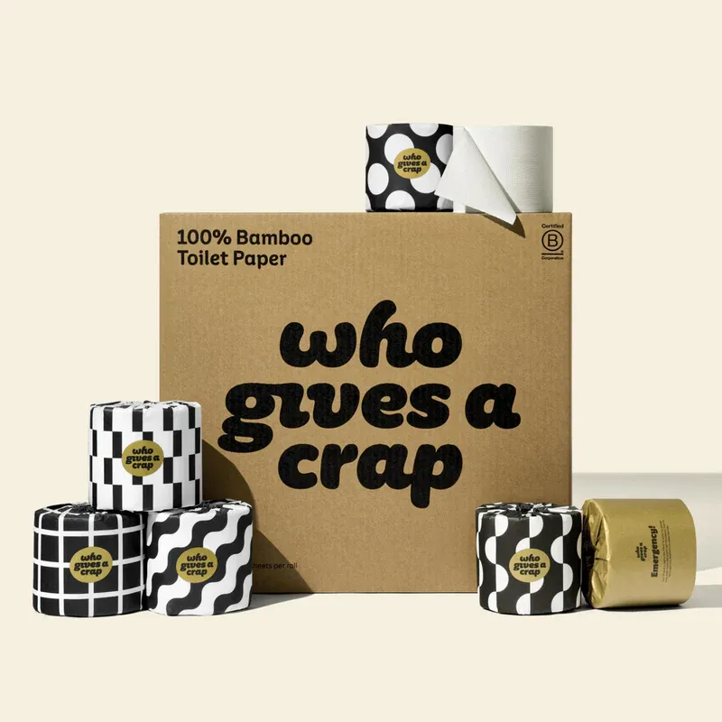 Who Gives A Crap bamboo toilet paper