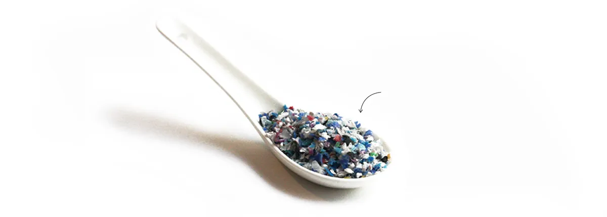 Microplastic accumulation visualisation
