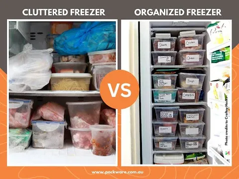 Pre-cut frozen food storage