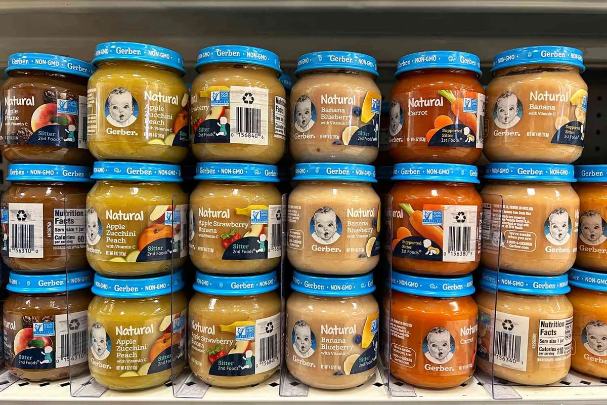 Major infant formula brand range
