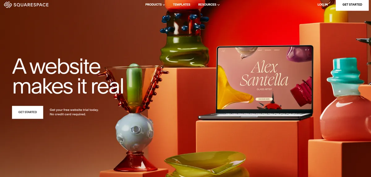 Squarespace website-builder platform