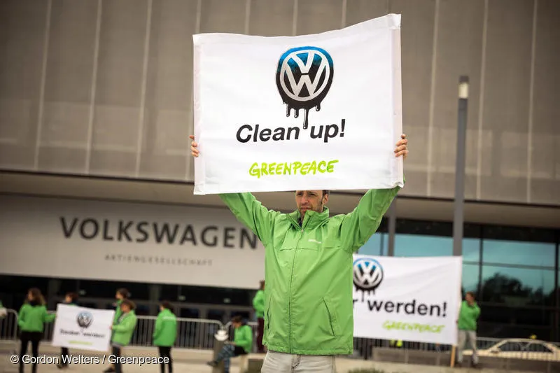 Volkswagen emissions-testing fraud illustration