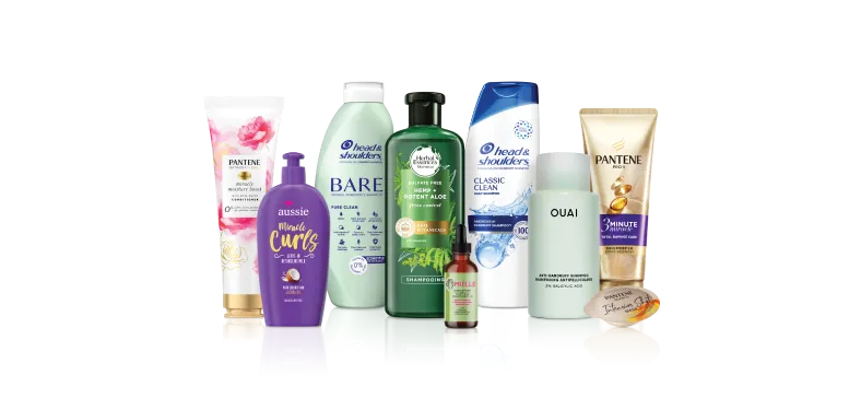 Procter & Gamble hair-care brand portfolio