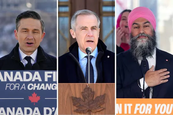 Major Canadian federal parties — leadership 2025