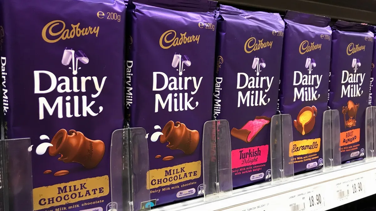 Cadbury Dairy Milk and Mondelez confectionery